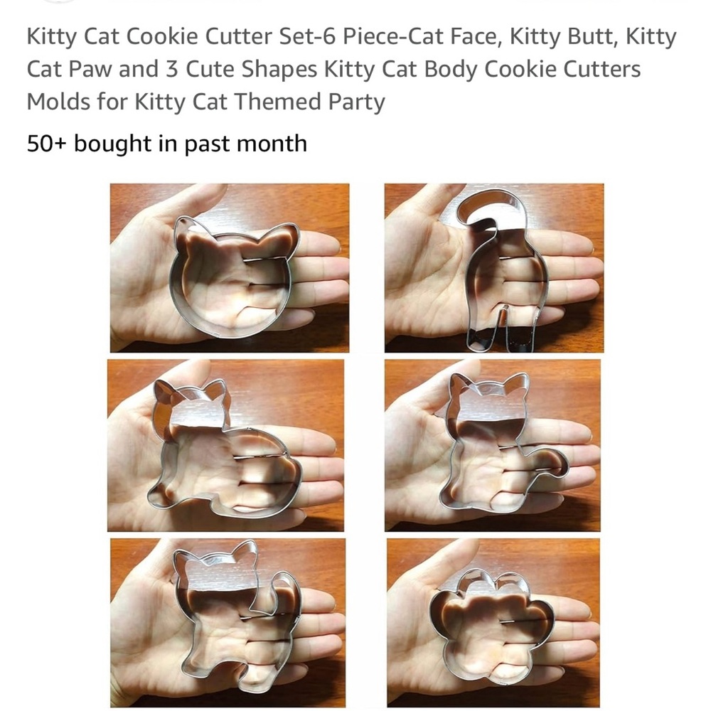 Cat Cookie Cutter Set - Picture 3 of 5